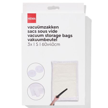 HEMA Vacuümzakken 60x40cm - 3 stuks | HEMA