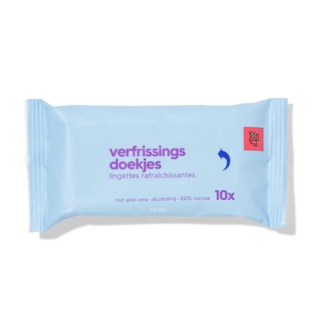 HEMA Verfrissingsdoekjes - 10 stuks | HEMA