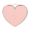 Verjaardagskalender 22.5x26cm hart (roze)