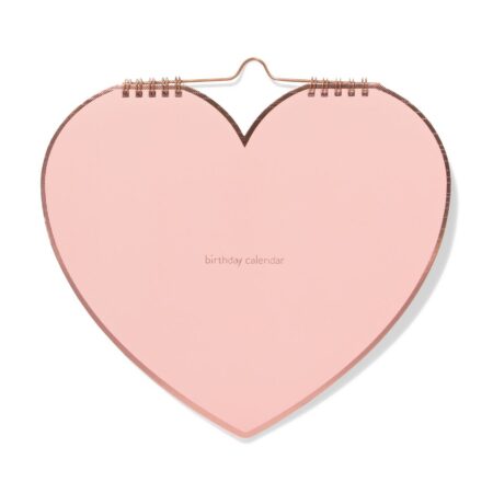 HEMA Verjaardagskalender 22.5x26cm hart (roze) | HEMA