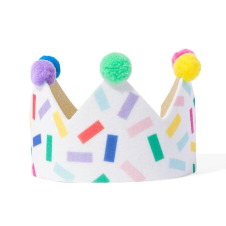 HEMA Verjaardagskroon stof streepjes (multicolor) | HEMA