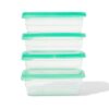 HEMA Vershoudbakjes 600ml - 4 stuks | HEMA