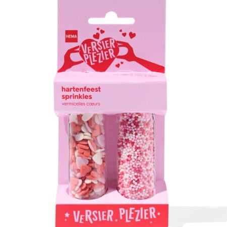 HEMA Versierplezier eetbare sprinkles hartenfeest | HEMA