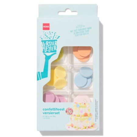HEMA Versierplezier eetbare versierset - confettifeest | HEMA