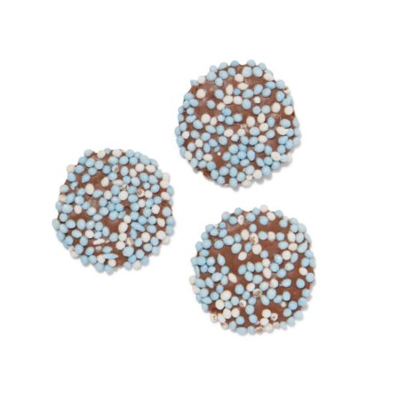 Versierplezier flikken - babyfeest blauw