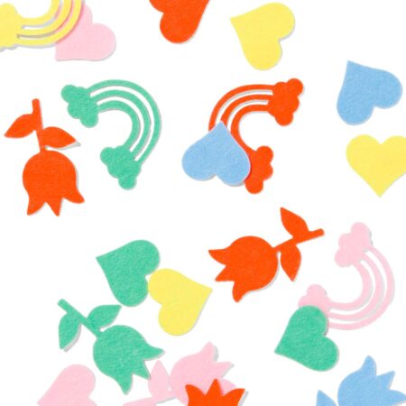 HEMA Viltstickers figuren - 90 stuks | HEMA