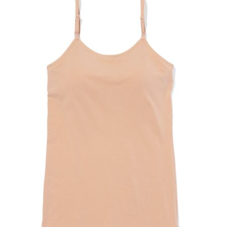 HEMA Voedingshemd met ingebouwde cups beige (beige) | HEMA