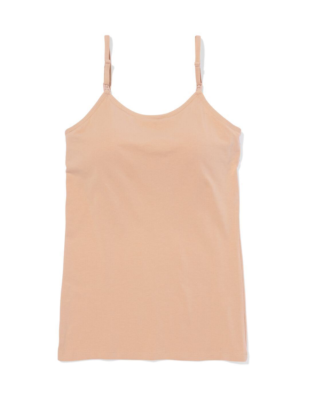 HEMA Voedingshemd met ingebouwde cups beige (beige) | HEMA