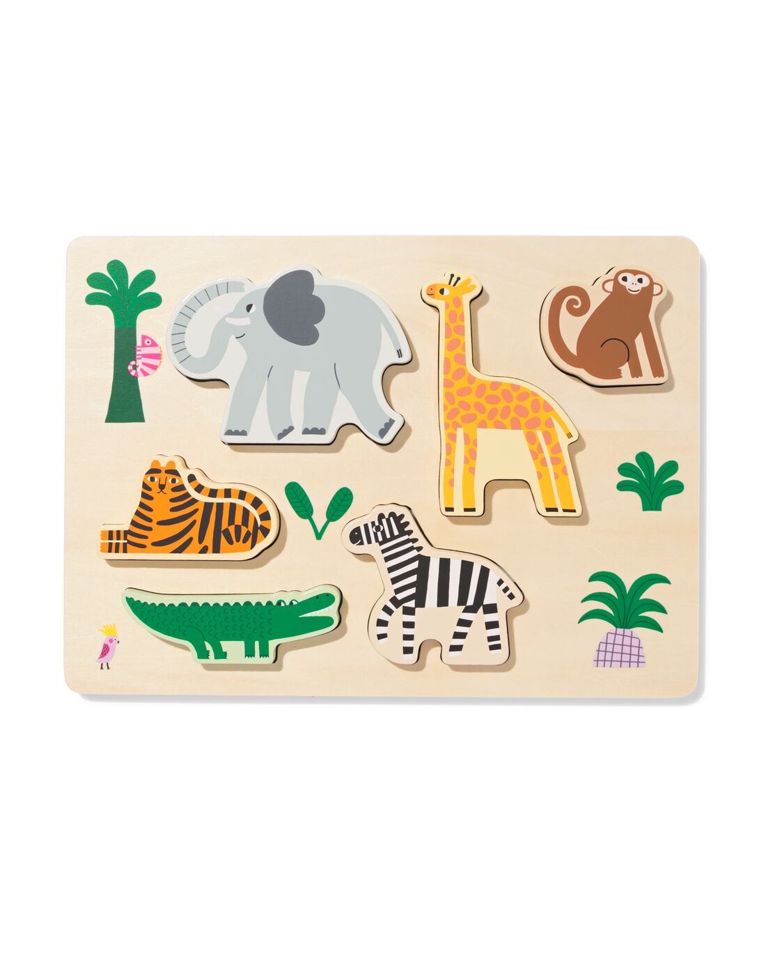 HEMA Voelpuzzel 30x22cm wild hout | HEMA