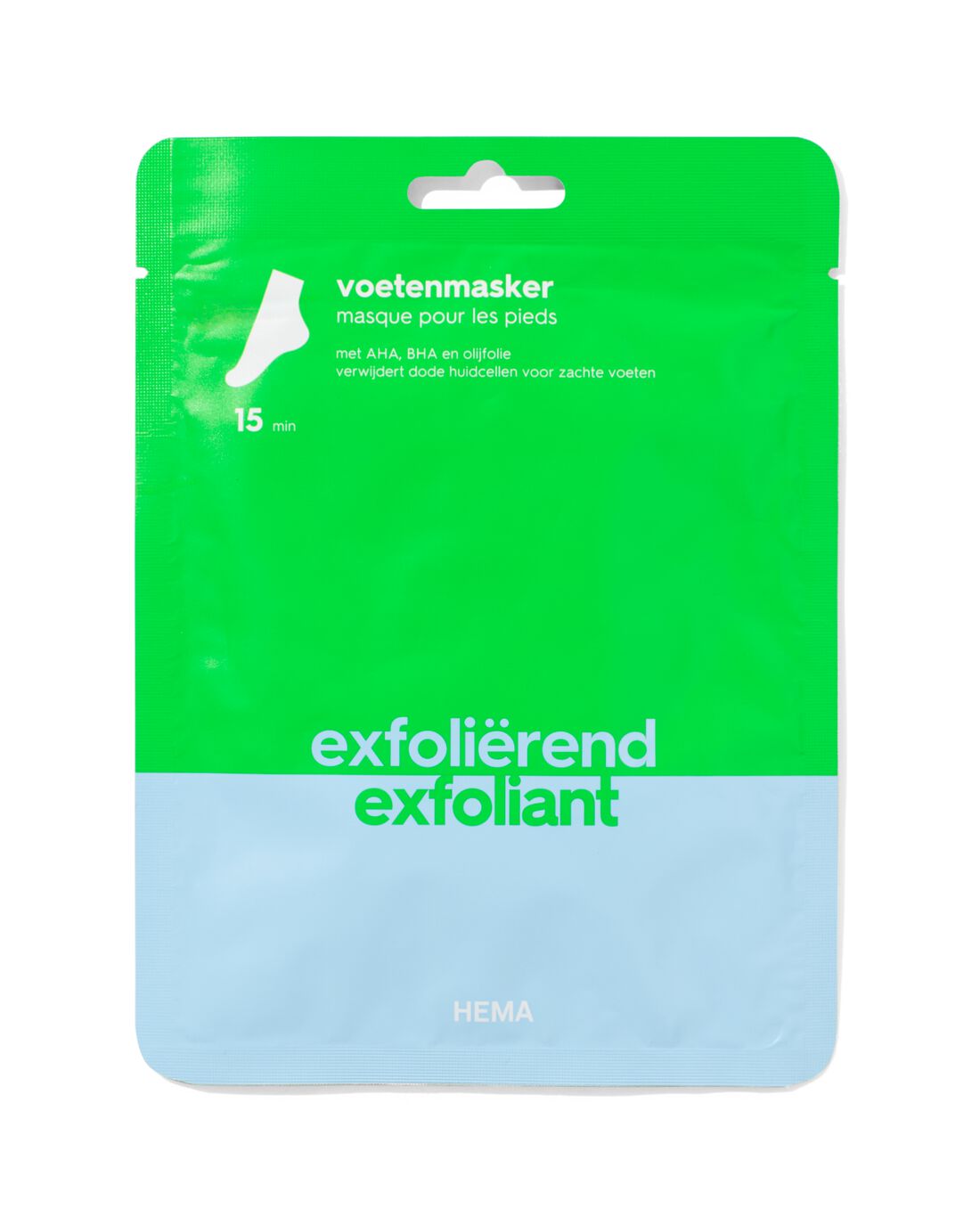 Voetmasker exfolierend 2 stuks
