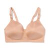 Voorgevormde prothese bh zonder beugel beige