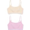 HEMA Voorgevormde tops zonder beugel - 2 stuks naturel (naturel) | HEMA