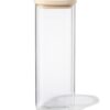 HEMA Voorraad bus 2100ml glas met deksel (transparant) | HEMA