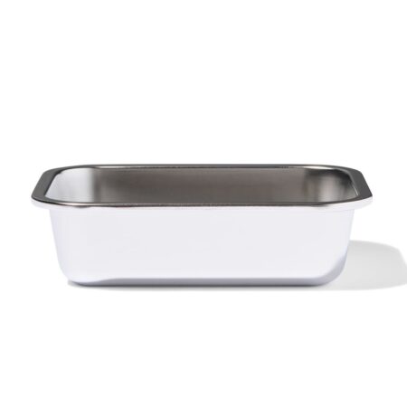 HEMA Voorraadbakje maat L 1480ml RVS zonder deksel (grijs metallic) | HEMA