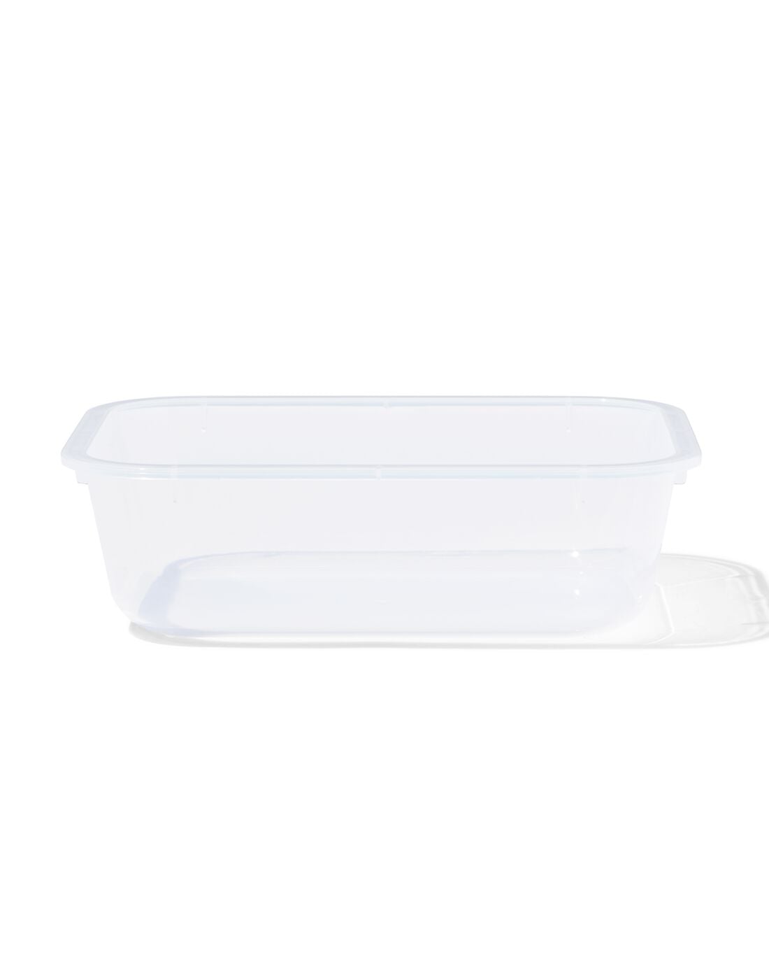 HEMA Voorraadbakje maat L 1530ml kunststof zonder deksel (semi transparant) | HEMA
