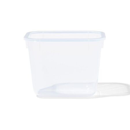 HEMA Voorraadbakje maat M 1630ml kunststof zonder deksel (semi transparant) | HEMA