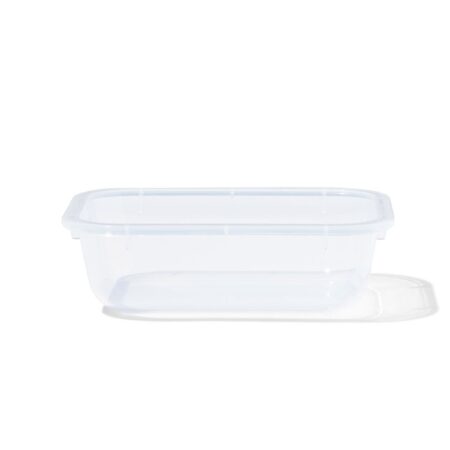 HEMA Voorraadbakje maat M 660ml kunststof zonder deksel (semi transparant) | HEMA