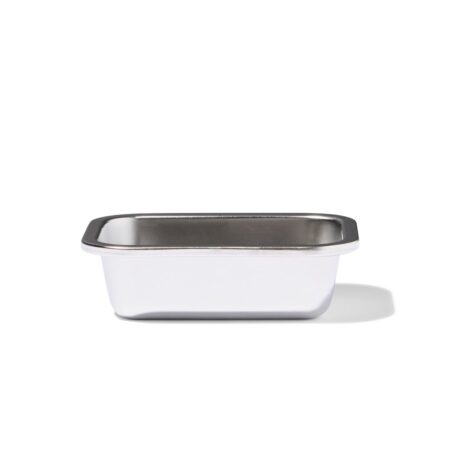 HEMA Voorraadbakje maat S 370ml RVS zonder deksel (grijs metallic) | HEMA
