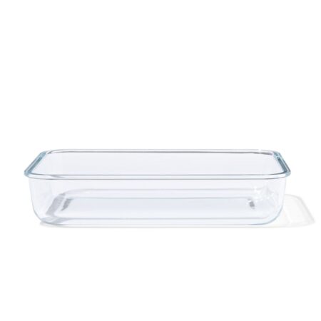 HEMA Voorraadbakje maat XL 3000ml glas zonder deksel (transparant) | HEMA
