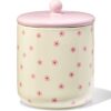 HEMA Voorraadbus 750ml keramiek bloemen | HEMA