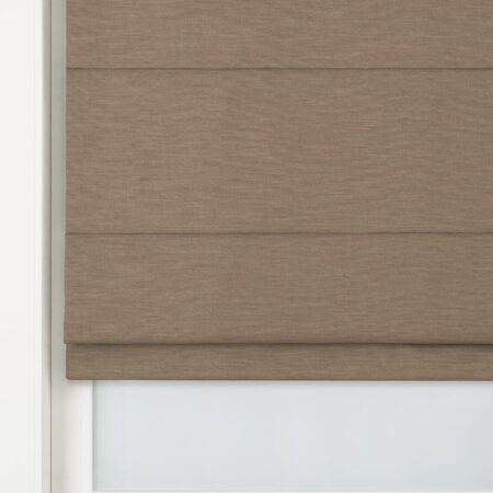 HEMA Vouwgordijn Calais gerecycled bruin (bruin) | HEMA