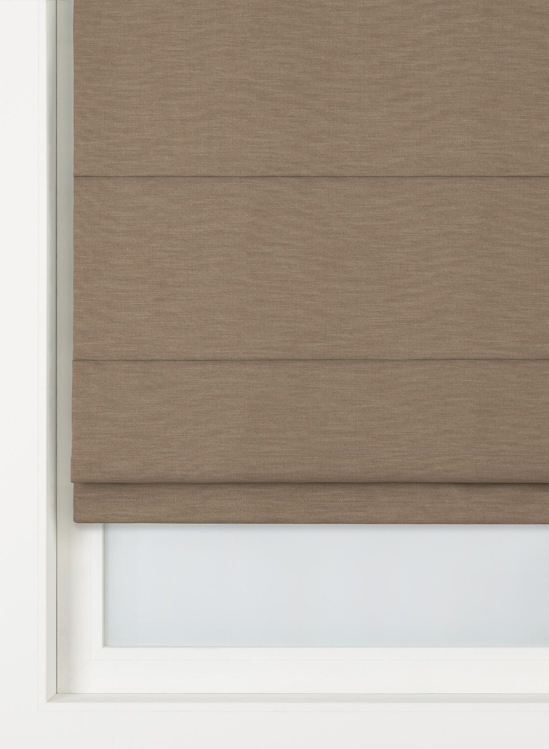 HEMA Vouwgordijn Calais gerecycled bruin (bruin) | HEMA