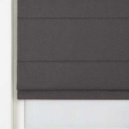 HEMA Vouwgordijn Den Helder antraciet (antraciet) | HEMA