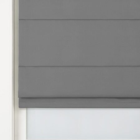 HEMA Vouwgordijn Joure semi-verduisterend grijs (grijs) | HEMA