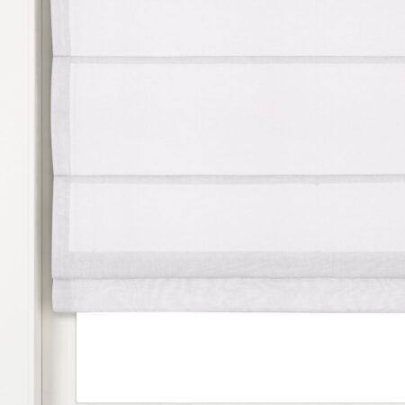 HEMA Vouwgordijn voile Java wit (wit) | HEMA