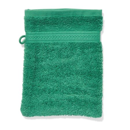HEMA Washand 16x21cm zware kwaliteit middengroen (middengroen) | HEMA