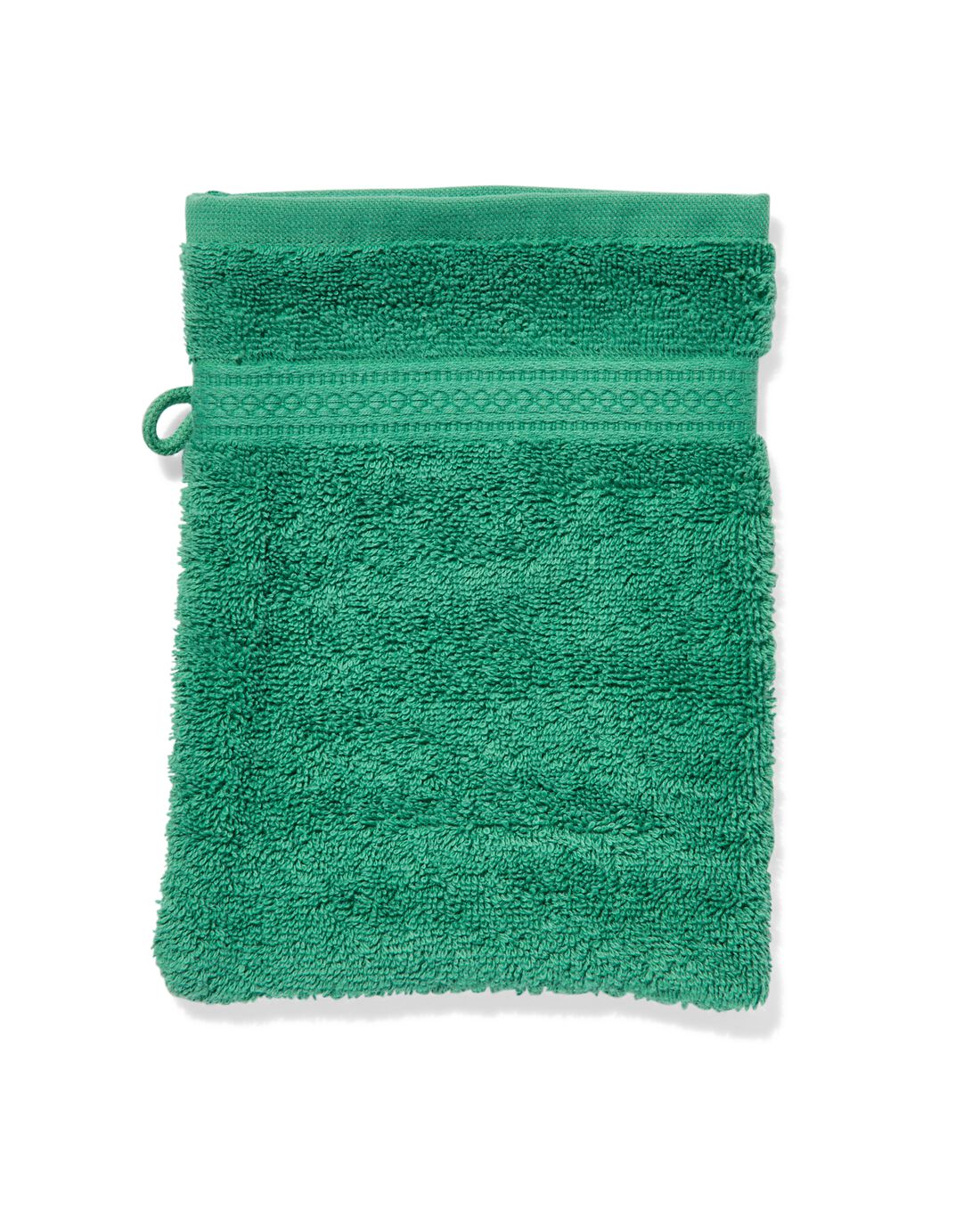 HEMA Washand 16x21cm zware kwaliteit middengroen (middengroen) | HEMA