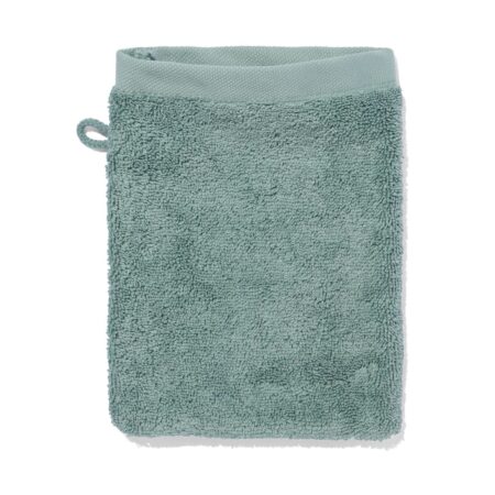 HEMA Washand hotelkwaliteit extra zacht groenblauw (zeegroen) | HEMA