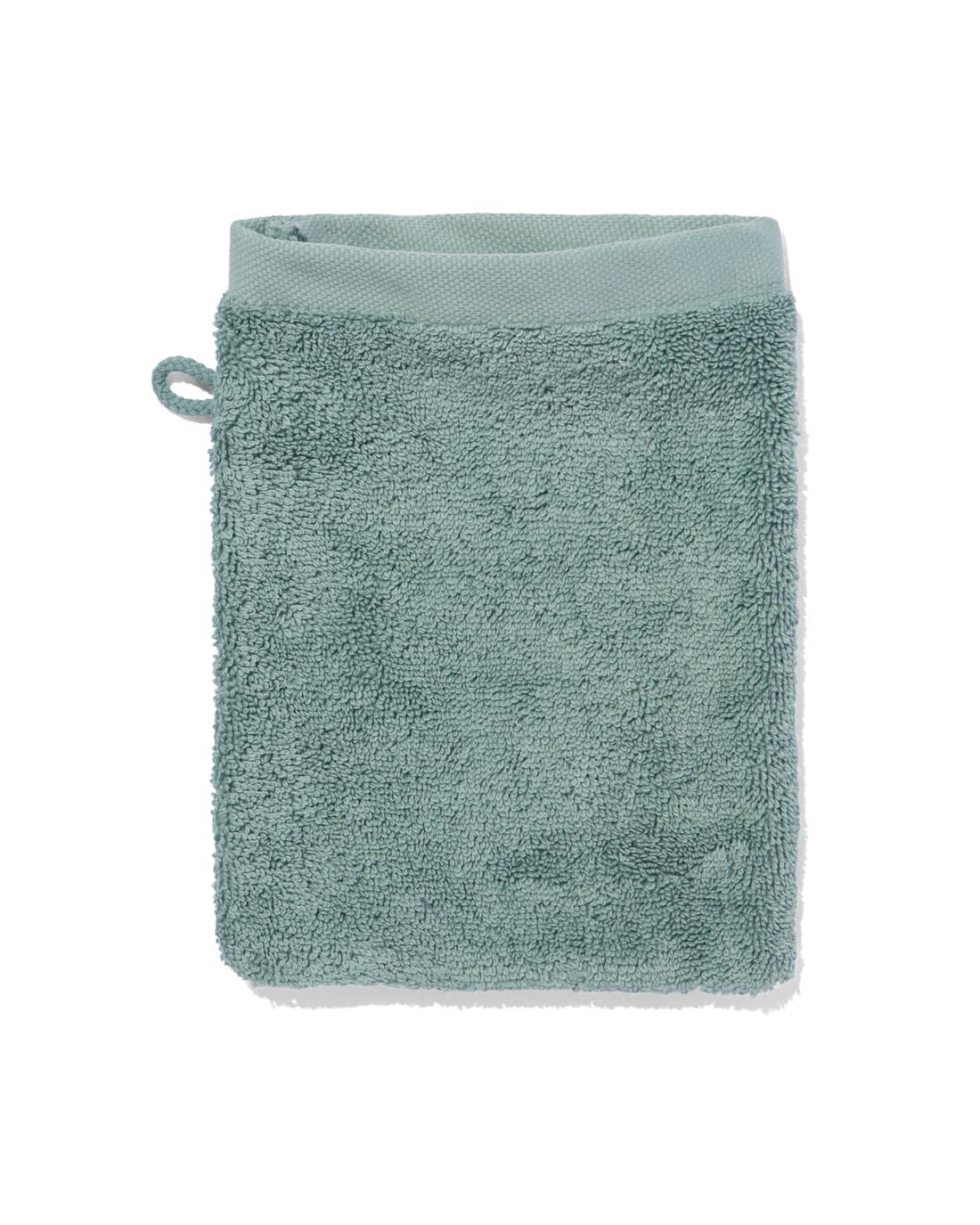 HEMA Washand hotelkwaliteit extra zacht groenblauw (zeegroen) | HEMA