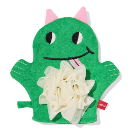 HEMA Washand monster groen | HEMA