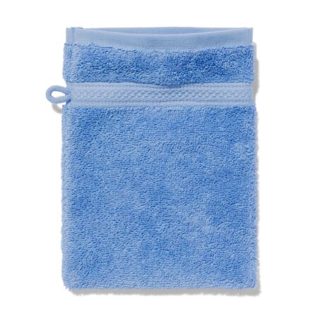 HEMA Washand zware kwaliteit felblauw (felblauw) | HEMA
