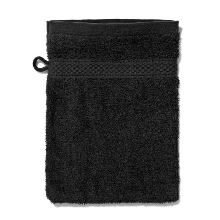 HEMA Washand zware kwaliteit zwart (zwart) | HEMA