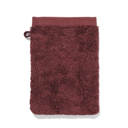 HEMA Washandje 16x21cm hotelkwaliteit extra zacht bordeauxrood (bordeauxrood) | HEMA