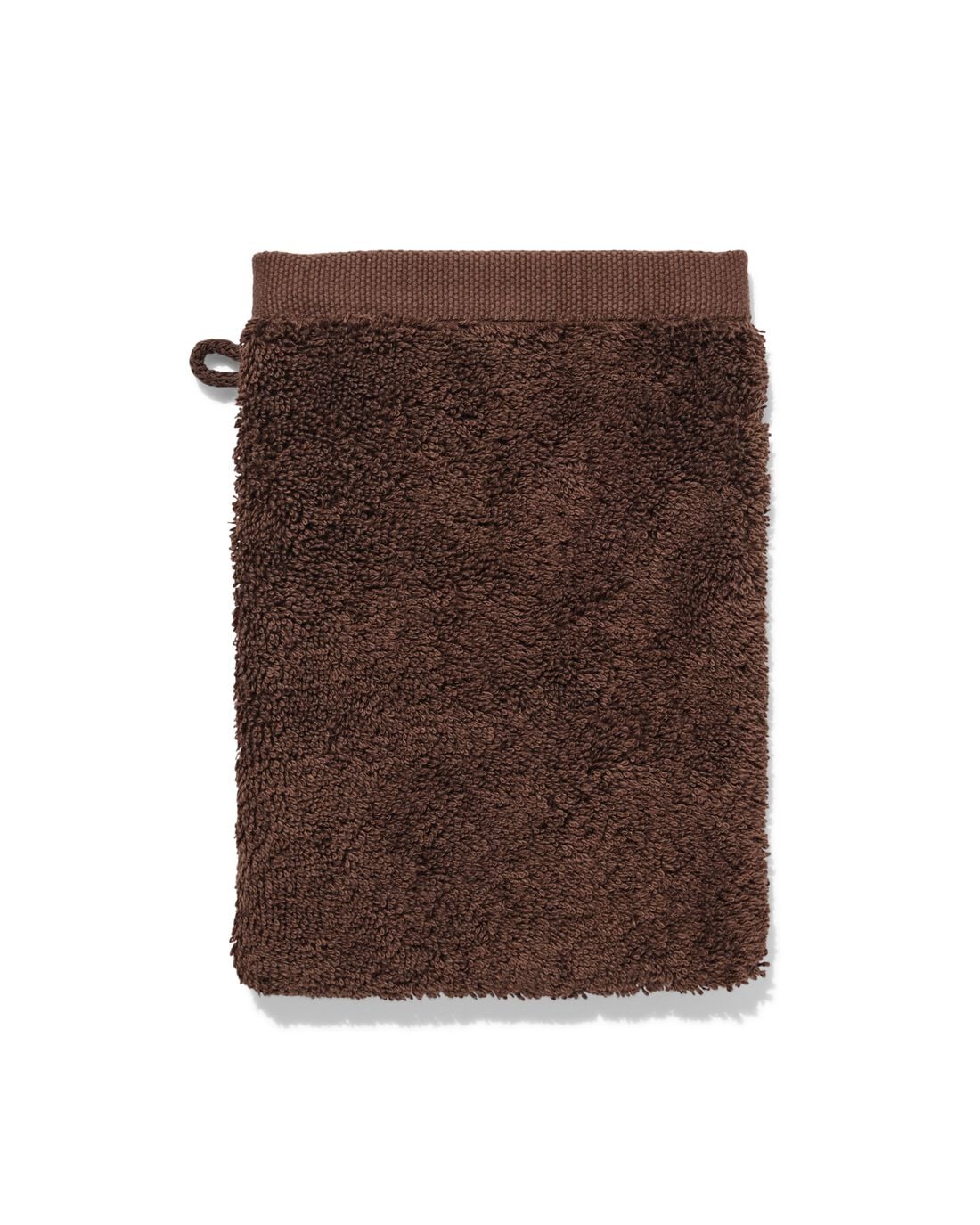 HEMA Washandje 16x21cm hotelkwaliteit extra zacht donkerbruin (donkerbruin) | HEMA