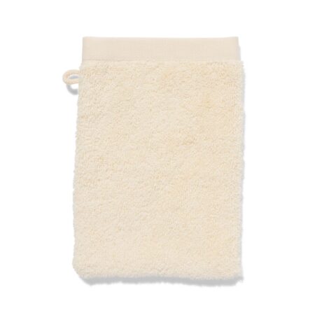 Washandje 16x21cm hotelkwaliteit extra zacht ivoor