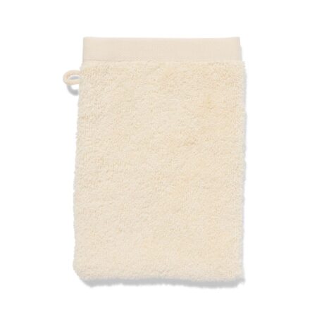 HEMA Washandje 16x21cm hotelkwaliteit extra zacht ivoor (ivoor) | HEMA