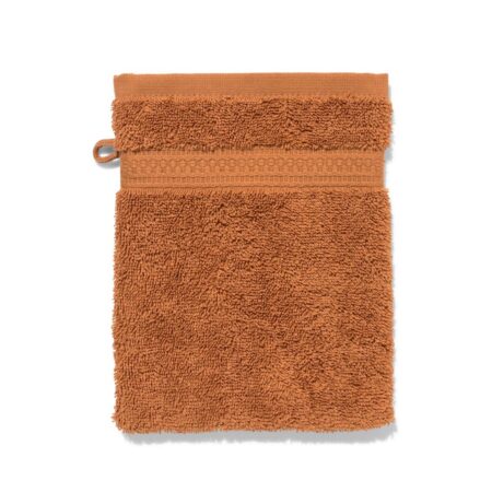 HEMA Washandje 16x21cm zware kwaliteit terra (terra) | HEMA