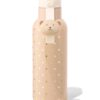 HEMA Waterfles 500ml rvs hartjes (beige) | HEMA