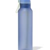 HEMA Waterfles met rietje 600ml blauw (blauw) | HEMA