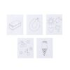HEMA Wateroplosbare borduurpatronen - 5 stuks | HEMA