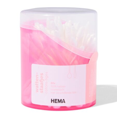 HEMA Wattenstaafjes met duotips 80 stuks | HEMA