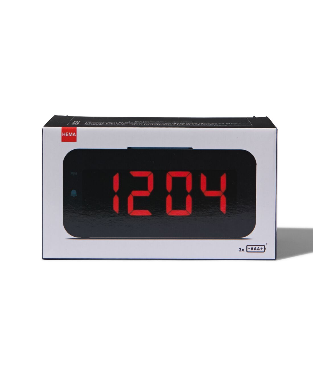HEMA Wekker digitaal LED (zwart) | HEMA
