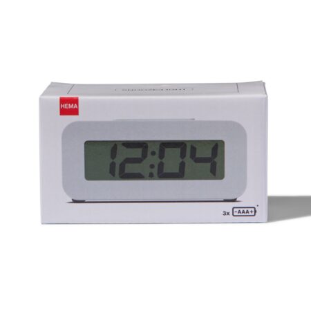 HEMA Wekker digitaal (wit) | HEMA