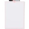 HEMA Whiteboard 31x21.3cm golvende rand (roze) | HEMA