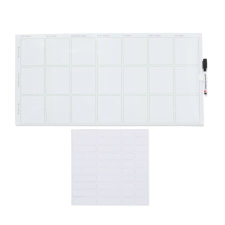 HEMA Whiteboard met beschrijfbare magneten 60x29.5cm week | HEMA