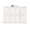 HEMA Whiteboard met marker en magneten 40x30cm week | HEMA